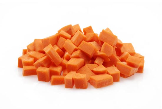 diced carrots