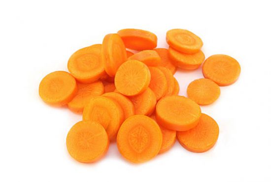 sliced carrots
